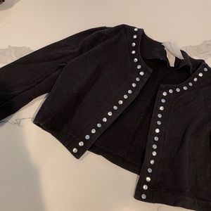 Random Hearts Little Girls Cardigan